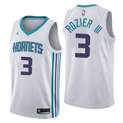 Camiseta Terry Rozier 3 Charlotte Hornets 2020 blanca Hombre