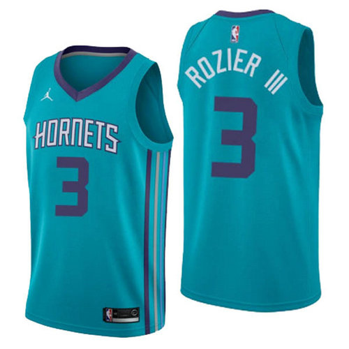 Camiseta Terry Rozier 3 Charlotte Hornets 2020 verde Hombre