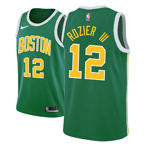 Camiseta Terry Rozier III 12 Boston Celtics Earned 2018-19 Verde Hombre