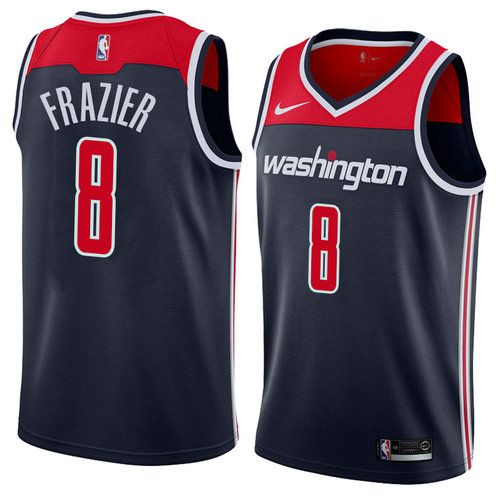 Camiseta Tim Frazier 8 Washington Wizards Statement 2018 Negro Hombre