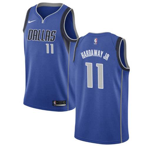 Camiseta Tim Hardaway 11 Dallas Mavericks 2018-2019 azul Hombre