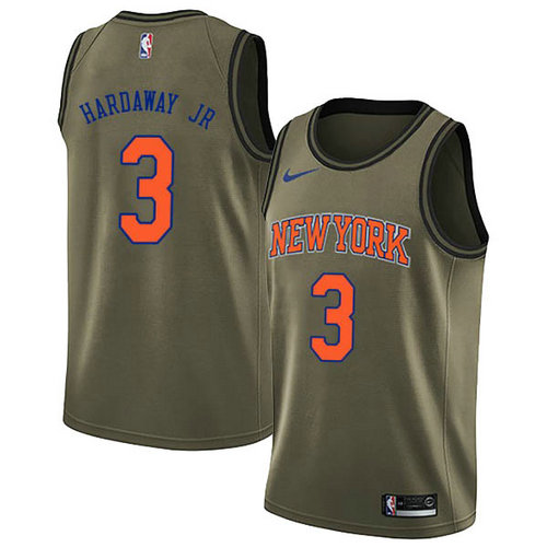 Camiseta Tim Hardaway 3 New York Knicks 2018-19 verde Hombre