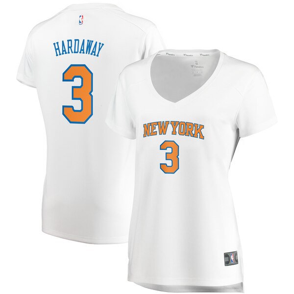 Camiseta Tim Hardaway 3 New York Knicks association edition Blanco Mujer