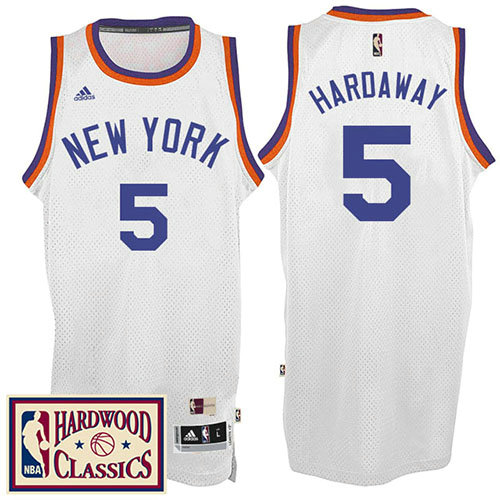 Camiseta Tim Hardaway 5 New York Knicks Retro Blanco Hombre