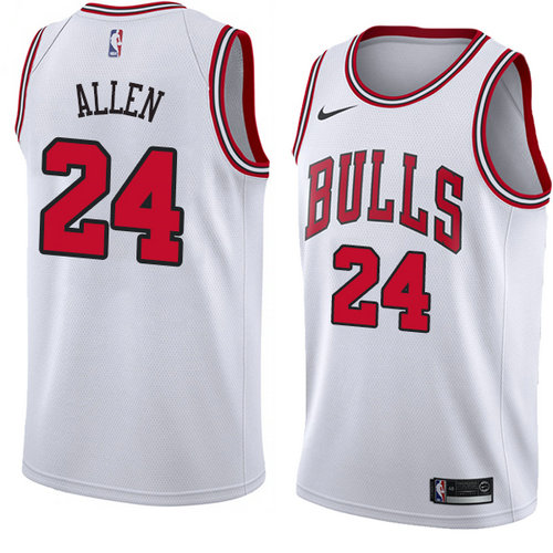 Camiseta Tony Allen 24 Chicago Bulls Association 2018 Blanco Hombre