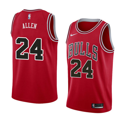 Camiseta Tony Allen 24 Chicago Bulls Icon 2018 Rojo Hombre