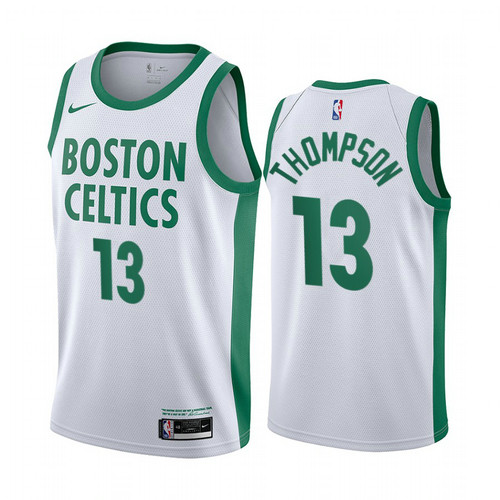 Camiseta Tristan Thompson 13 Boston Celtics 2020-21 City Edition Blanco Hombre
