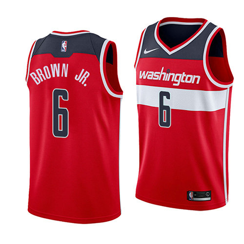 Camiseta Troy Brown 6 Washington Wizards Icon 2018 Rojo Hombre