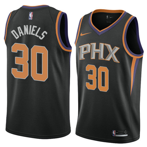 Camiseta Troy Daniels 30 Phoenix Suns Statement 2018 Negro Hombre