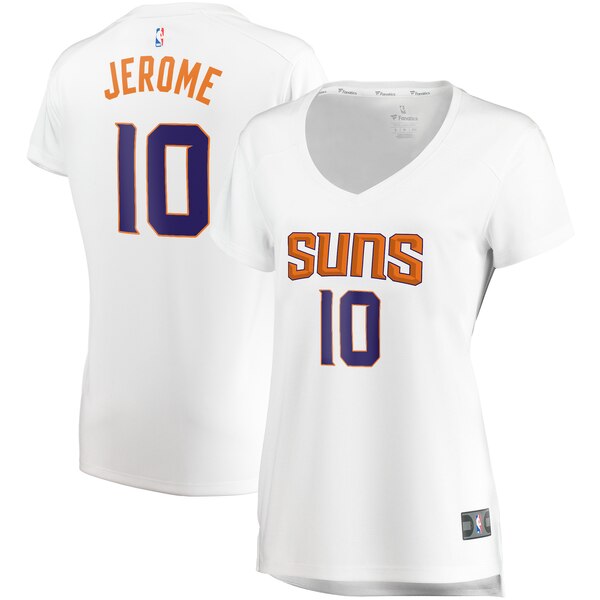 Camiseta Ty Jerome 10 Phoenix Suns association edition Blanco Mujer