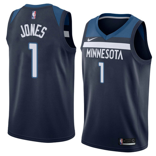 Camiseta Tyus Jones 1 Minnesota Timberwolves Icon 2018 Azul Hombre