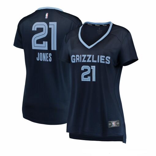 Camiseta Tyus Jones 21 Memphis Grizzlies icon edition Armada Mujer