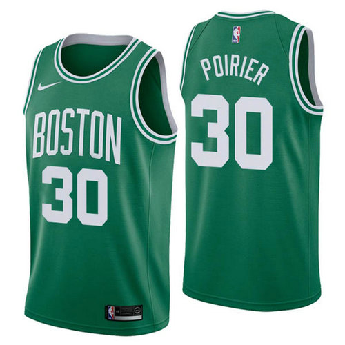 Camiseta Vincent Poirier 30 Boston Celtics nike verde Hombre