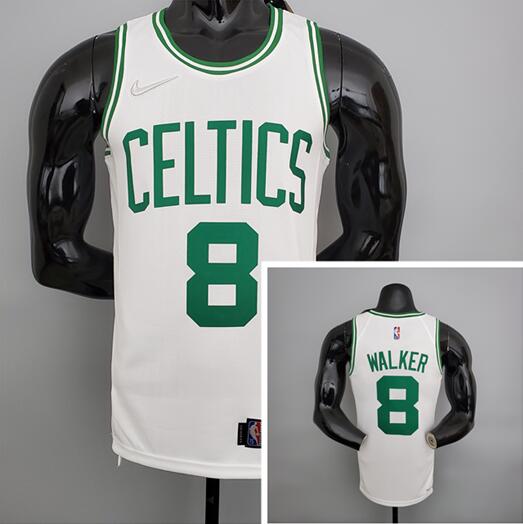 Camiseta Walker 8 Boston Celtics 75 aniversario blanco Hombre