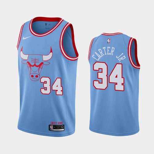 Camiseta Wendell Carter Jr. 34 Chicago Bulls 2019-20 Ciudad Azul Hombre
