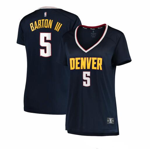 Camiseta Will Barton 5 Denver Nuggets icon edition Armada Mujer