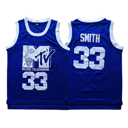 Camiseta Will Smith 33 Pelicula Music Television Azul Hombre