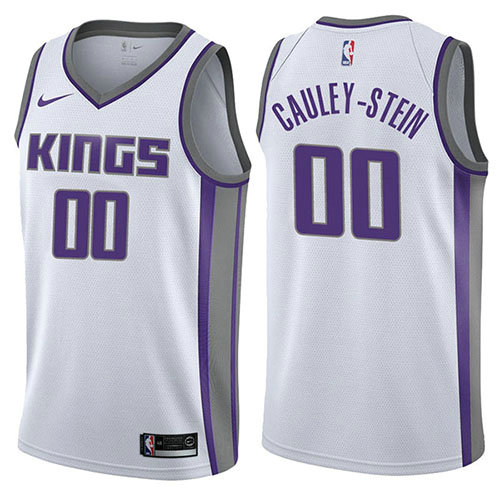 Camiseta Willie Cauley-Stein 0 Sacramento Kings Association 2017-18 Blanco Hombre