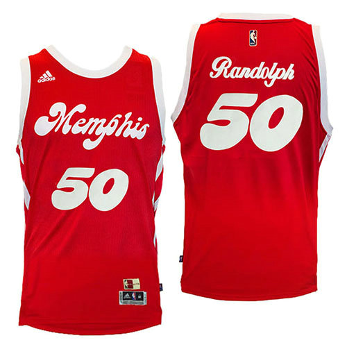Camiseta Zach Randolph 50 Memphis Grizzlies Retro Rojo Hombre
