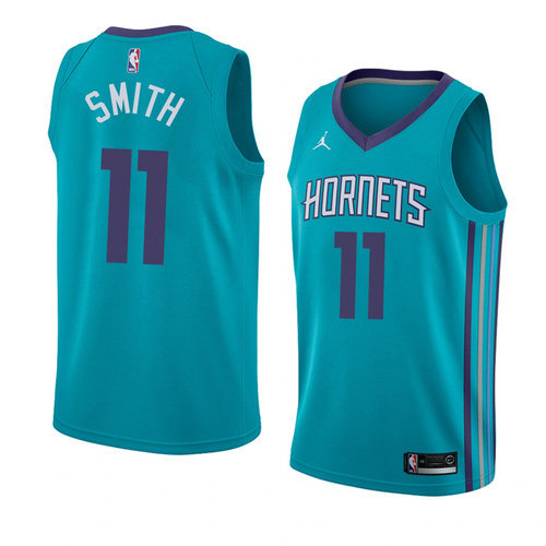 Camiseta Zach Smith 11 Charlotte Hornets Icon 2018 Verde Hombre