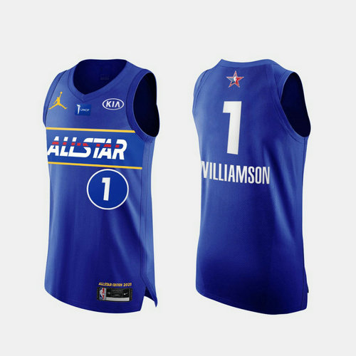 Camiseta Zion Williamson 1 All Star 2021 azul Hombre
