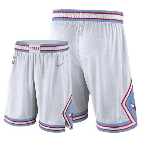 Pantalones Cortos Chicago Bulls 2018-19 Nike blanco Hombre