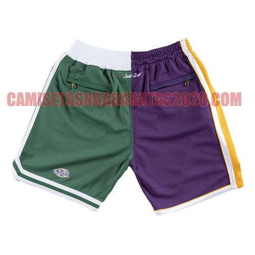 Pantalones Cortos Lakers VS Celtics Just Don 2008 Finals Azul Hombre