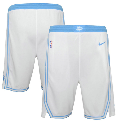 Pantalones Cortos Los Angeles Lakers city 2020-21 City Edition blanco Hombre
