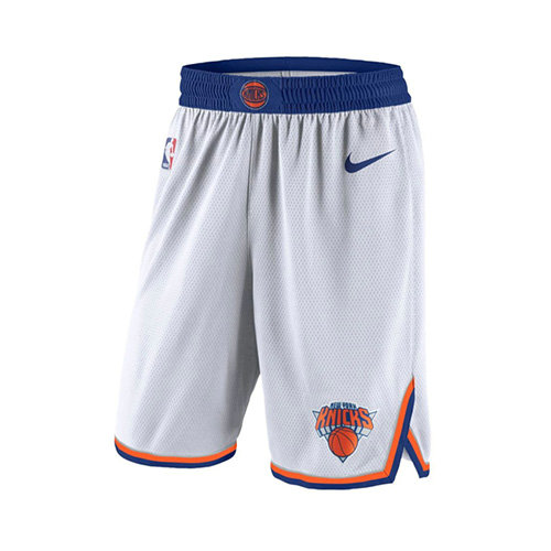 Pantalones Cortos New York Knicks 2017-18 Blanco Hombre