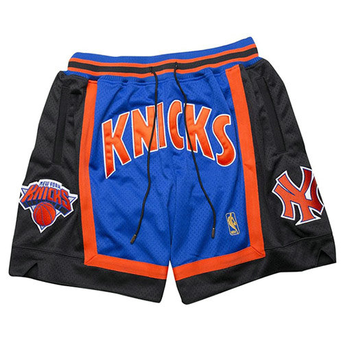 Pantalones Cortos New York Knicks Just don Azul Hombre