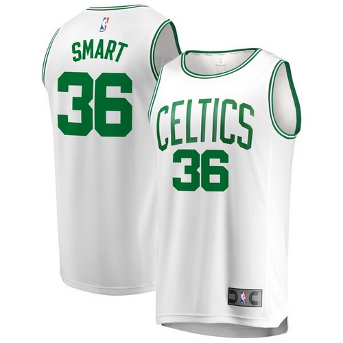 camiseta Marcus Smart 36 boston celtics 2019 2020 blanco hombre