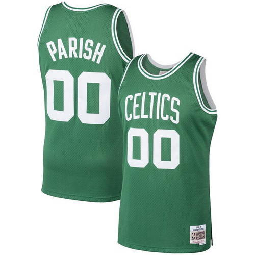 camiseta Robert Parish 0 boston celtics 2019 2020 verde hombre