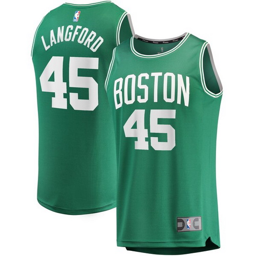 camiseta Romeo Langford 45 boston celtics 2019 2020 verde hombre