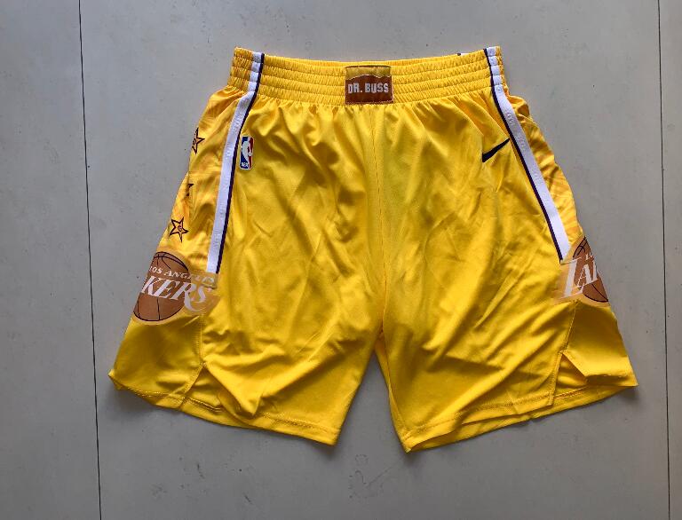 Pantalones Cortos Los Angeles Lakers Amarillo ciudad Hombre